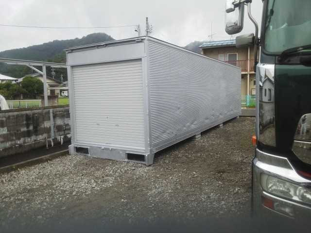 岐阜県揖斐川町　建設業様　大型アルミコンテナ
