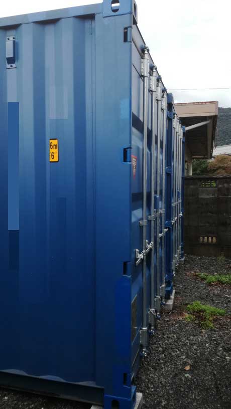 岐阜県養老郡 NEWVANコンテナ20ft2本設置