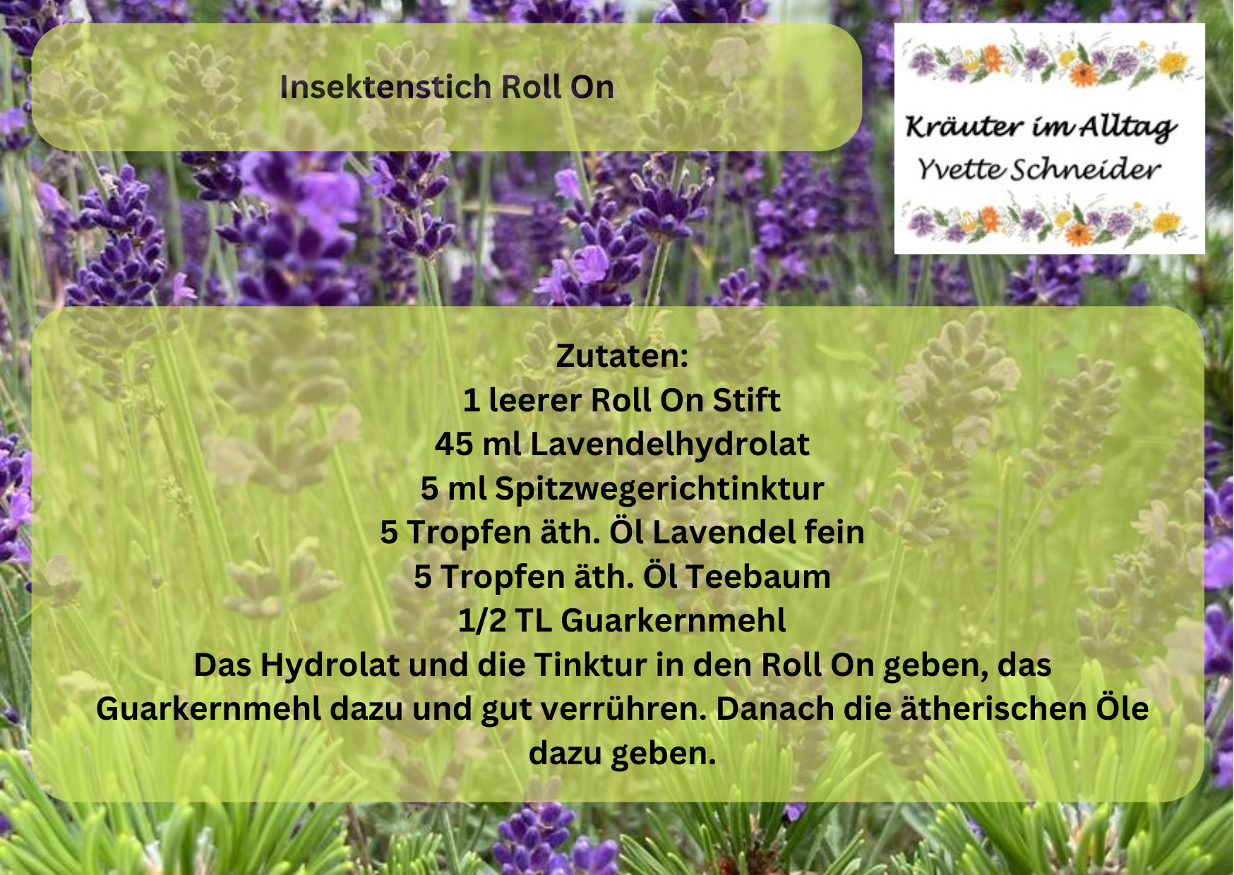 Roll On bei Insektenstichen