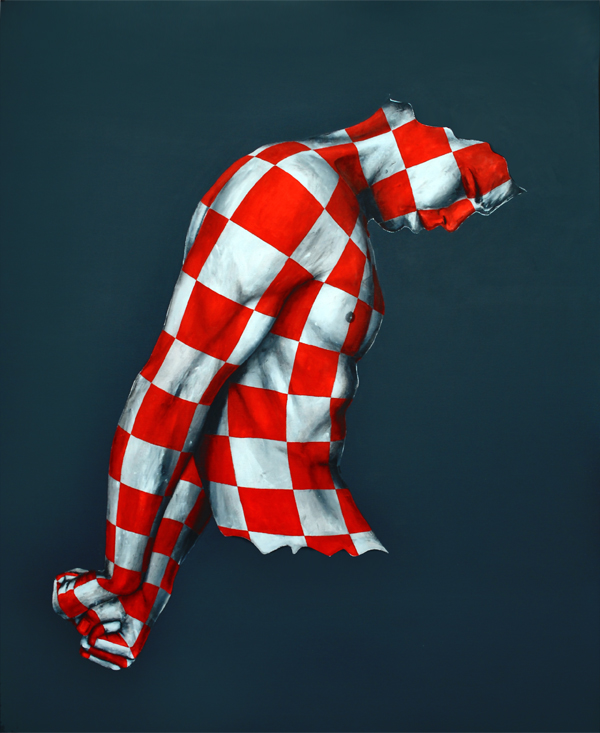 Danilo Martinis, RECLUSO, Oil on canvas, 100X80 cm