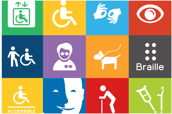   Le handicap moteur L’Autisme, Le handicap menta,l Les troubles Dys, Les troubles psychiques, Le handicap auditif, Le handicap visuel