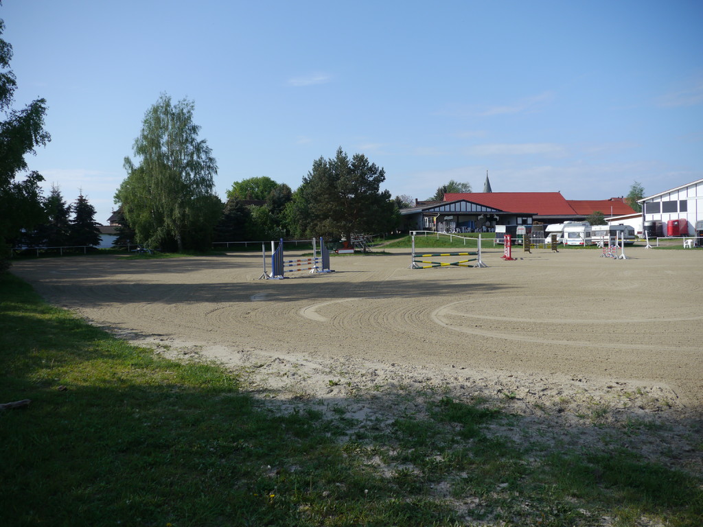 Springplatz vom Feldweg aus gesehen