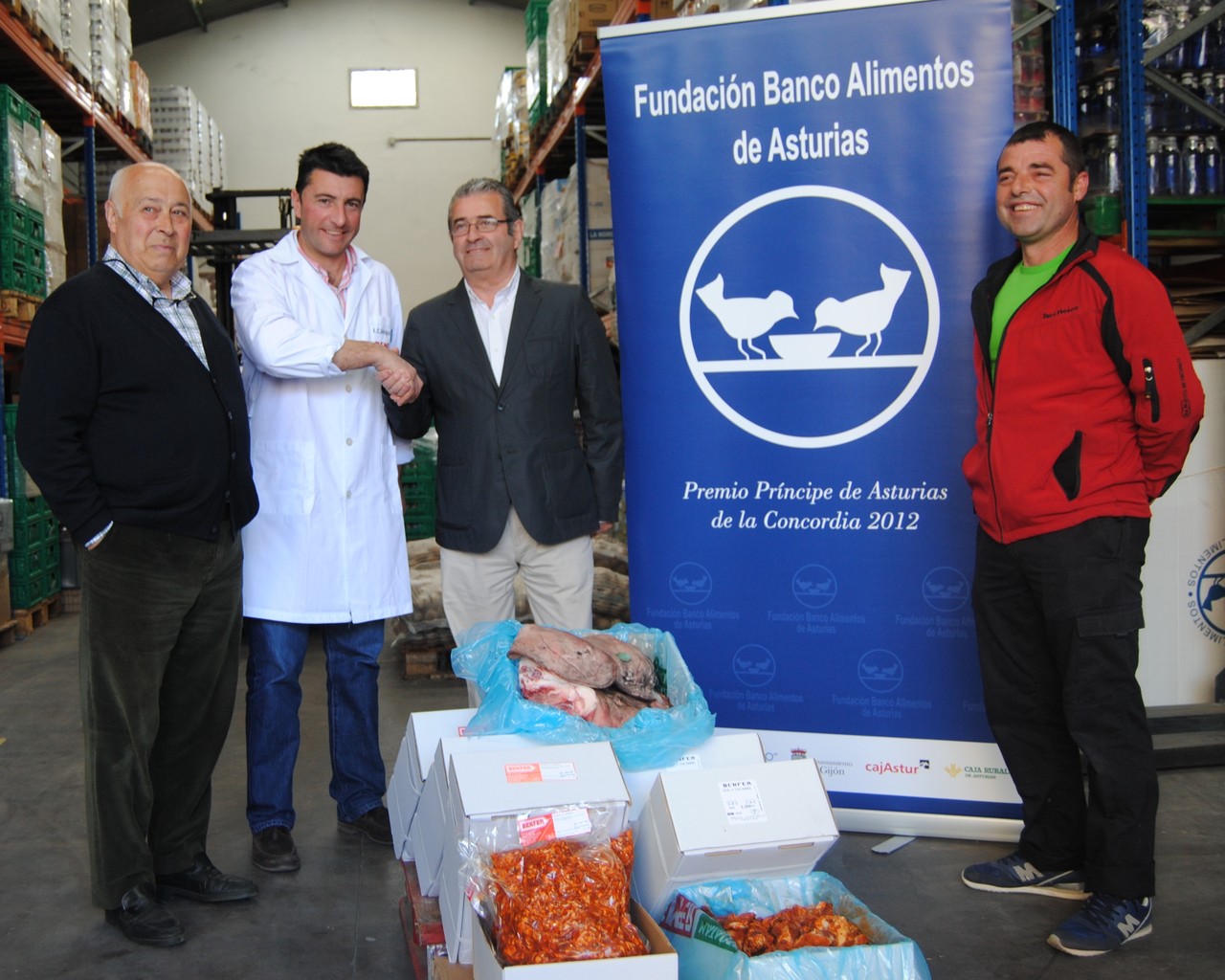 “Argentina” donada al Banco de Alimentos de Asturias Gochu Asturcelta