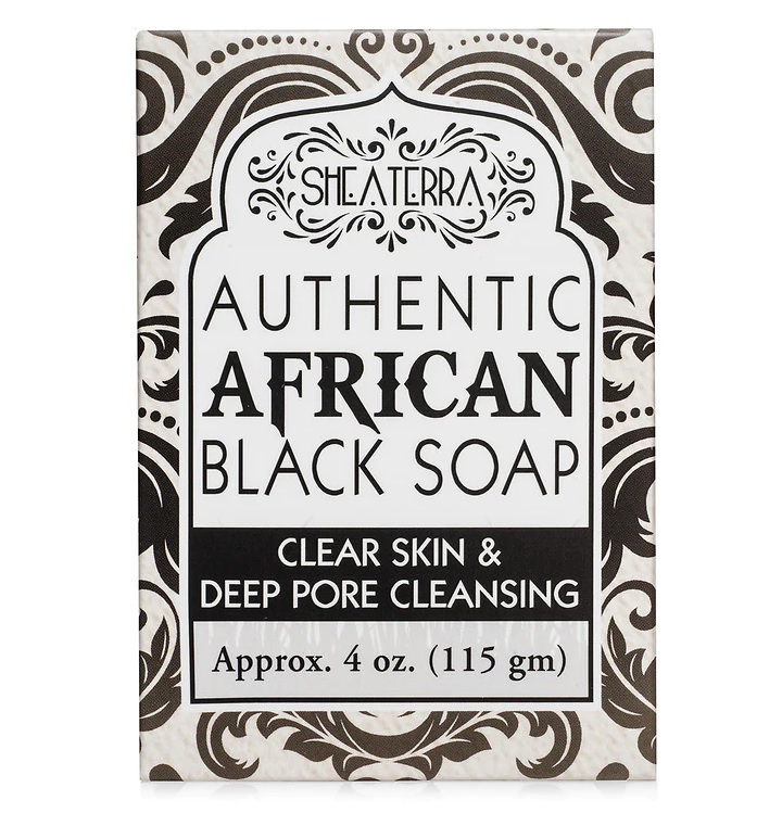Authentic African Black Soap (4oz / 115g) naturalascanbe