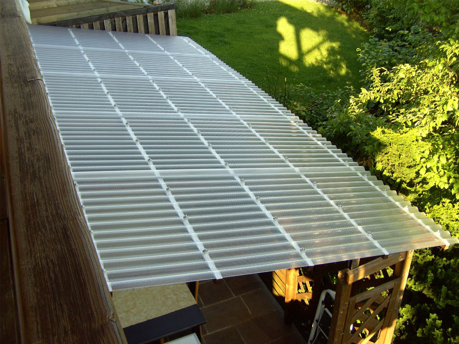 Kunststoffplatten in verschiedenen Farben