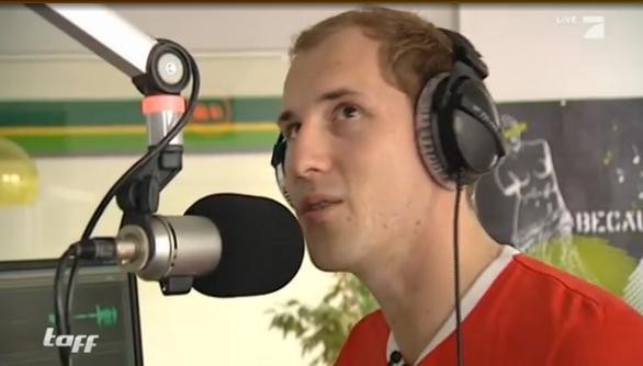 Dominik Kollmann bei taff in ProSieben