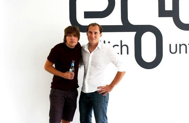 Dominik Kollmann mit Phillip Poisel