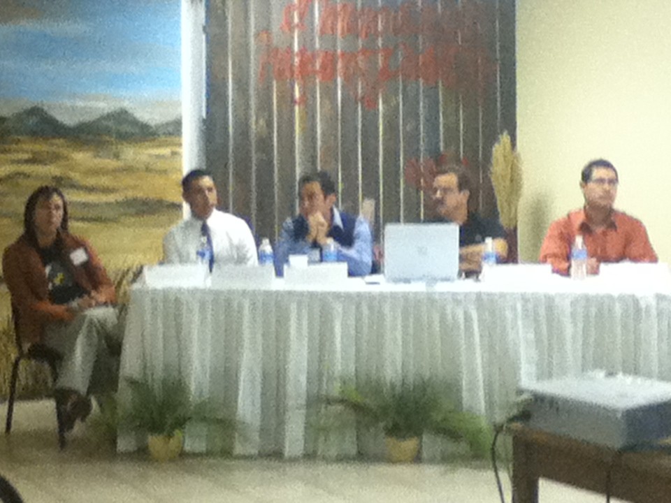 Conferencia en El Colegio de la Frontera Norte, en Ciudad Juárez, 2010