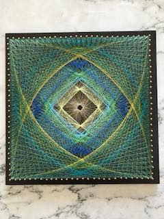 ✾✶ 糸掛け曼荼羅キット ✶✾ (光を彩る糸かけ曼荼羅制作 ✾✶ 糸掛け曼荼羅キット ✶✾ (光を彩る糸かけ曼荼羅制作