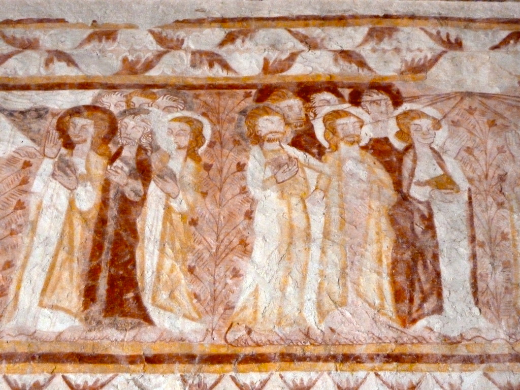 6 mars. Fresque de l'église d'Antigny