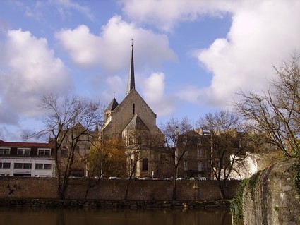 Poitiers, le chevet de l'église Sainte Radegonde