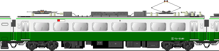 交直両用特急型　52系