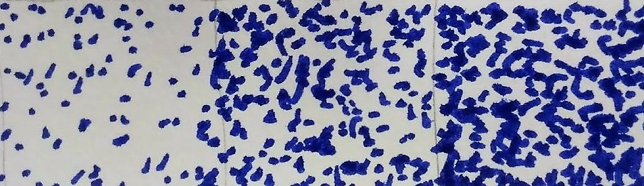 Chiaroscuro- PUNTI  con pennarello blu