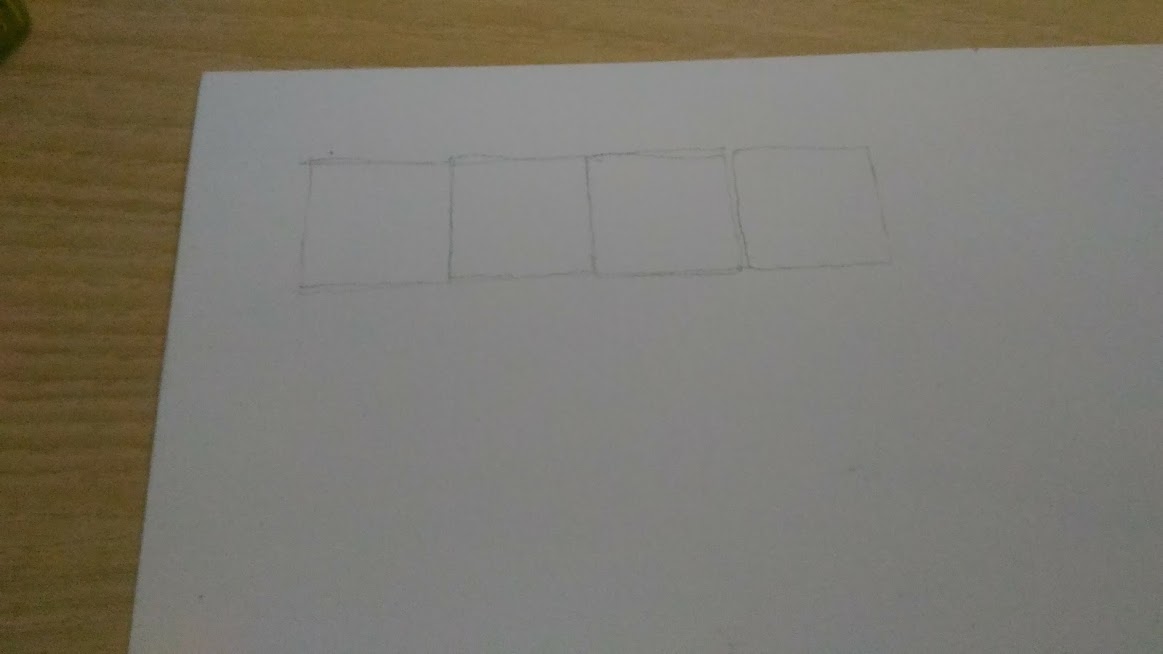 Traciare linee leggere e parallele ai margini del foglio