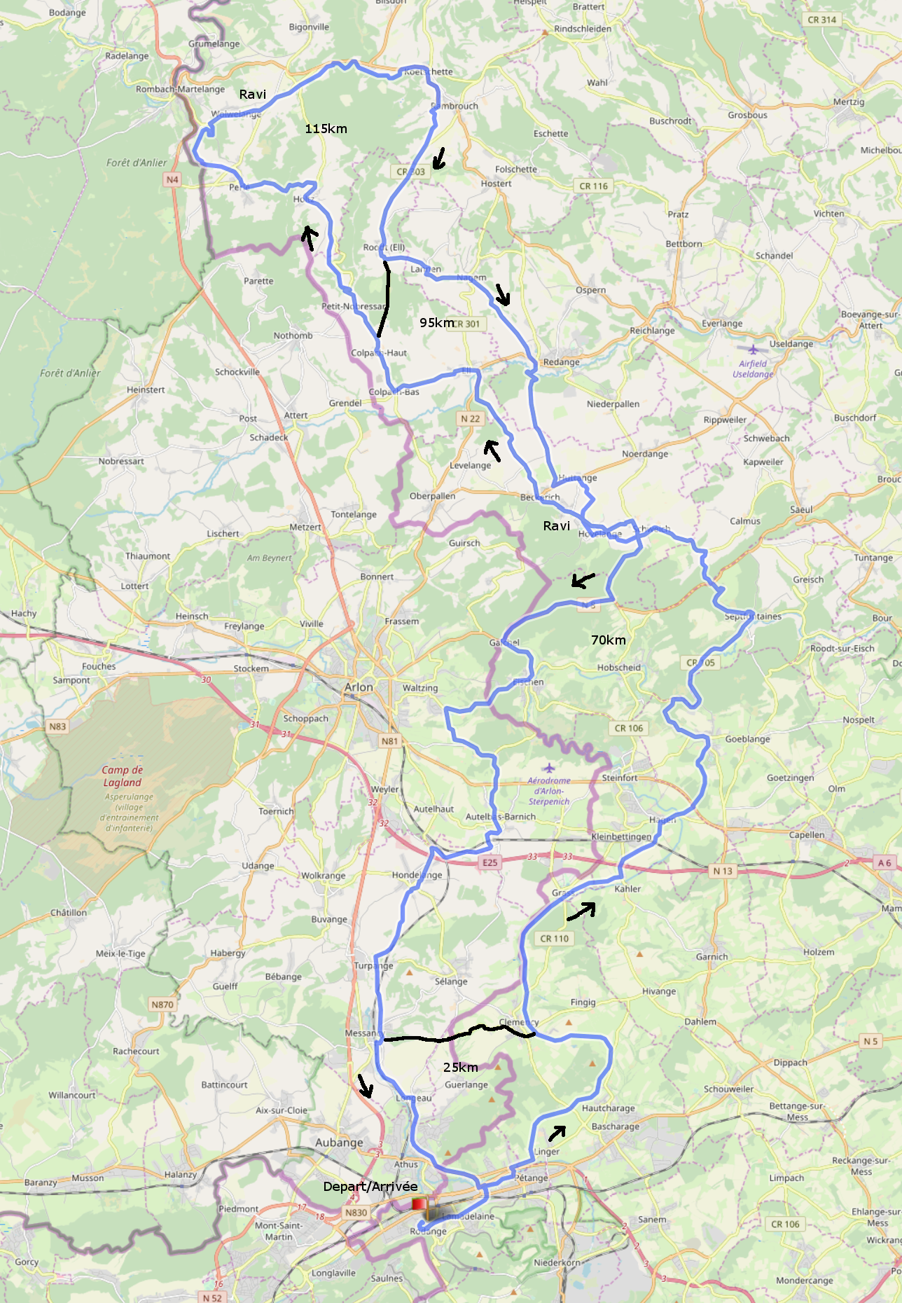 Randonnée Marcel Ernzer 2019 Union cycliste Rodange