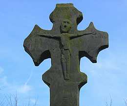 Christ sur croix pattée