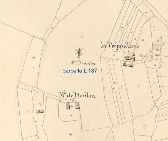 Extrait cadastre 1811, section L de Beauvais