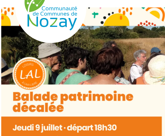 A noter dans votre agenda de la semaine prochaine dans le cadre du programme loisirs à L'air Libre