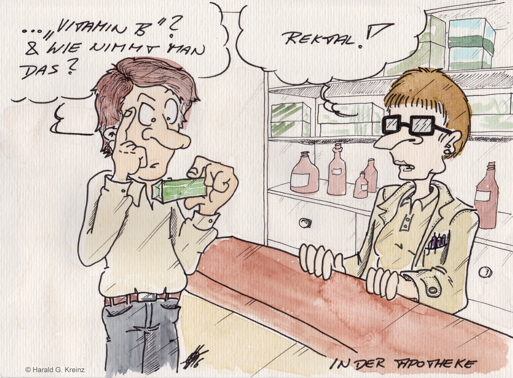 In der Apotheke