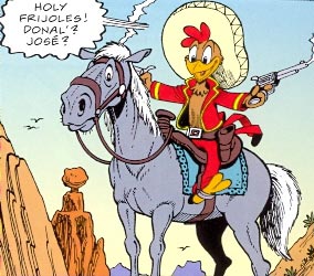 Panchito Pistoles dans une bande dessinée de Don Rosa