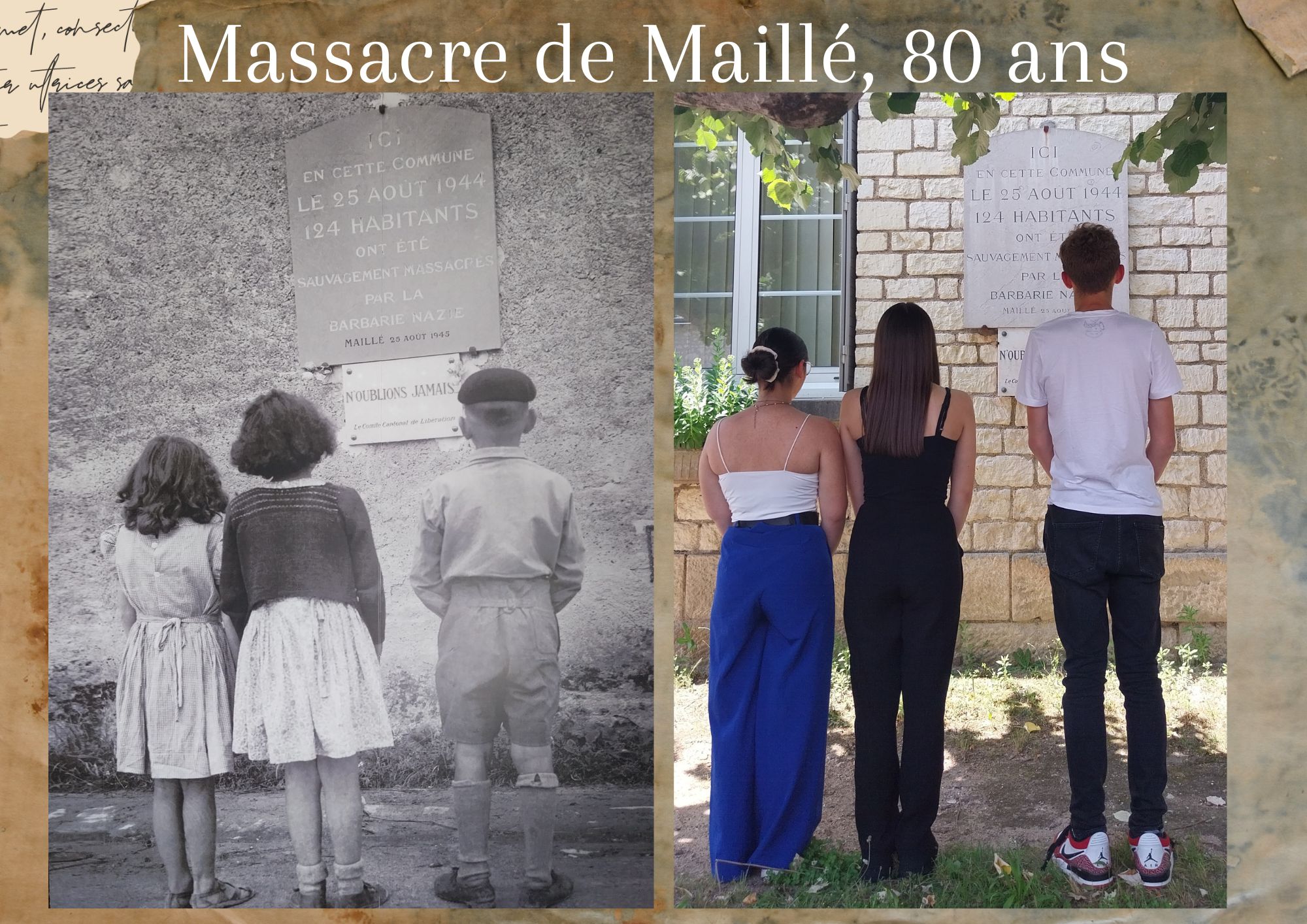 Voyage de fin d’année : un travail de mémoire avec mes élèves de 3e au village martyr de Maillé (Indre-et-Loire)