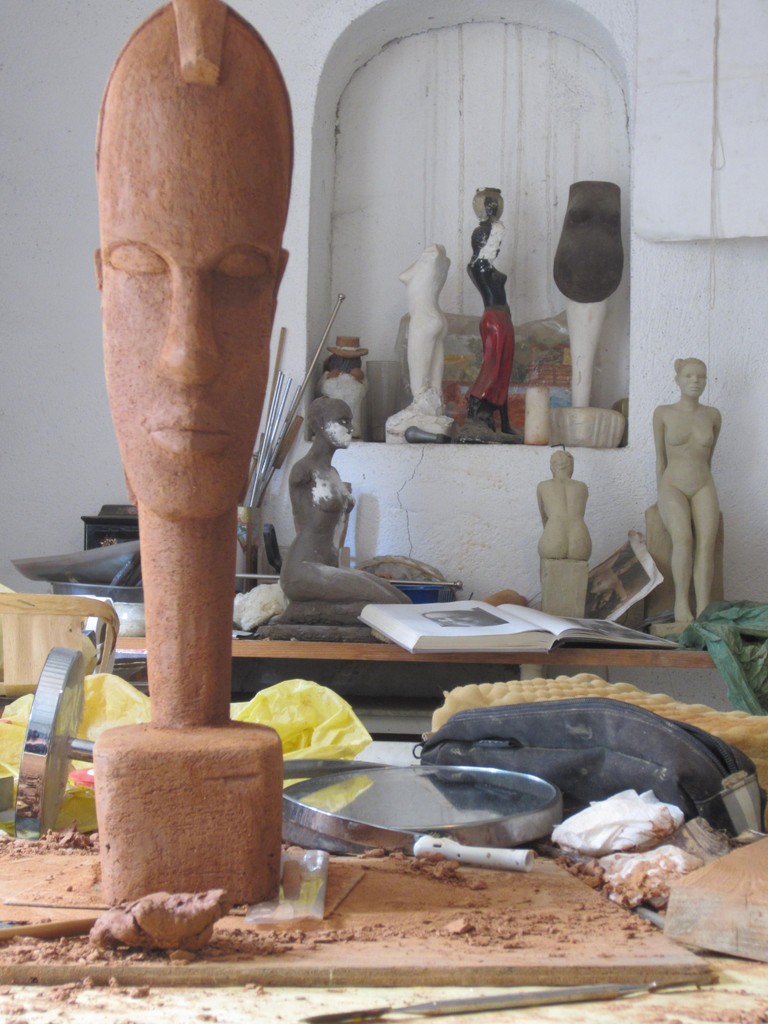 sculpture argile femme nu portrait nouveausculpteur 2014