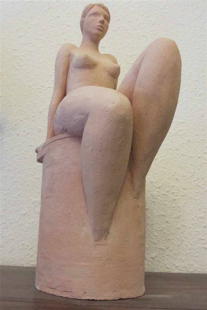 "hommage à Tamara" sculpture argile 2013