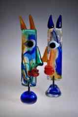 Hubert Hödl, Studioglas, Alte Kirche, Lohberg, Glaskunst, Vase, Fadenglas, Bayerischer Wald