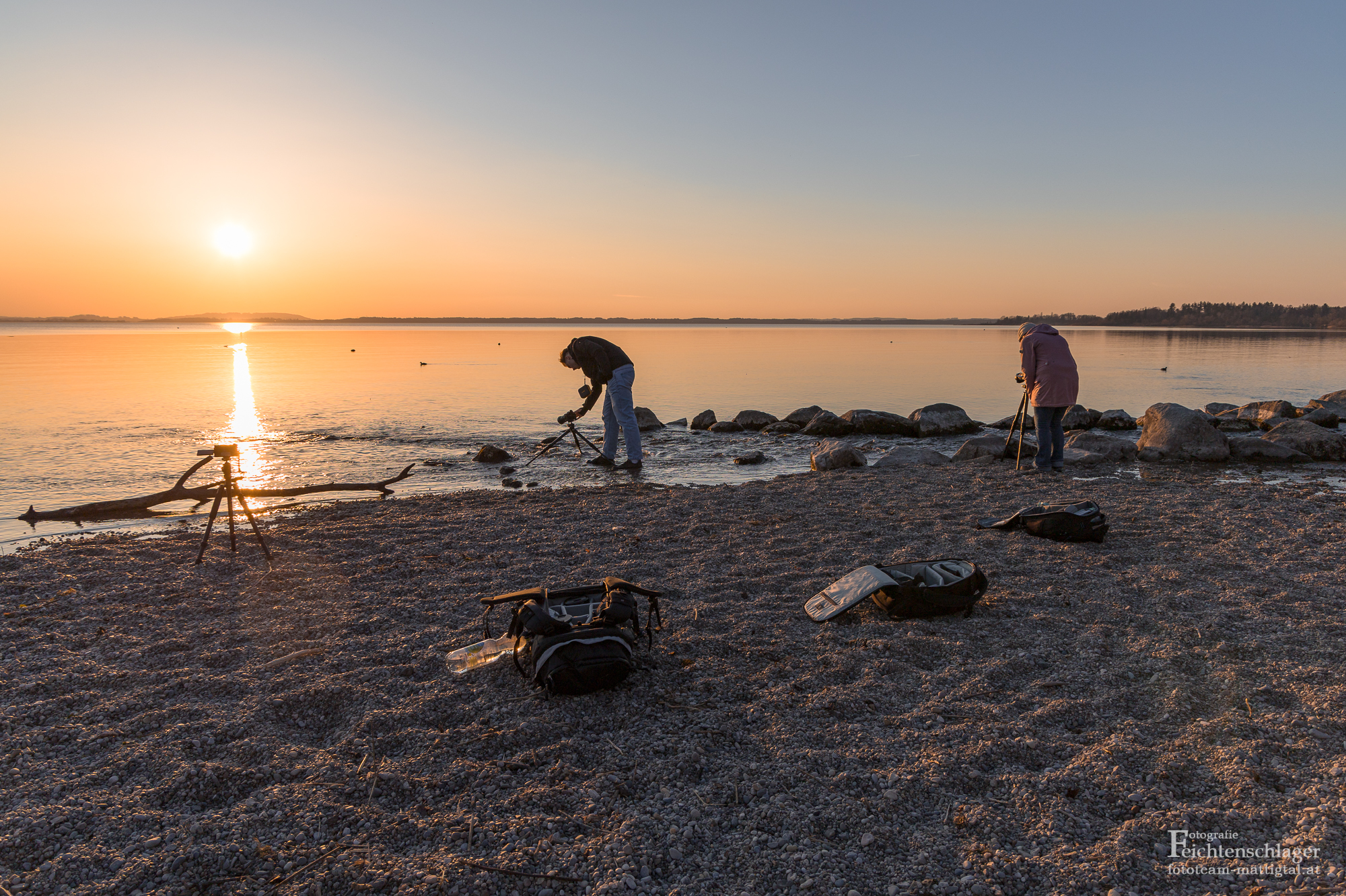 Sonnenuntergang am Chiemsee