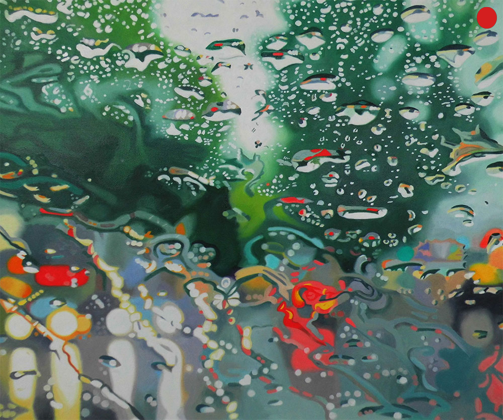 Rainy Day III, Oil on Canvas, 60 x 50 cm