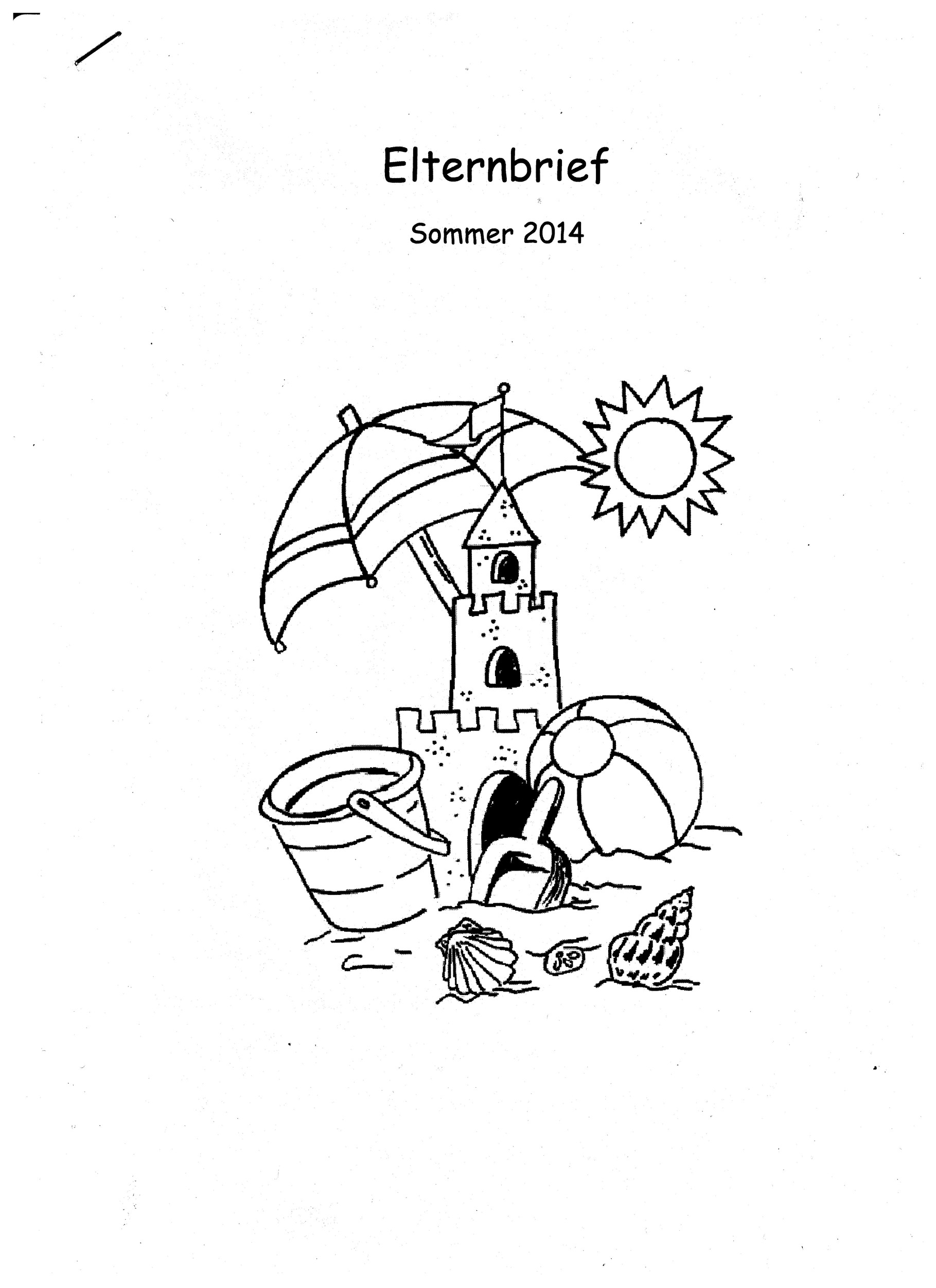 Elternbrief Sommer 2014 - Villa Kunterbunt Karlstein