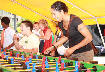 Steffi Jones © dpa-foto.de/Klaus Leitzbach