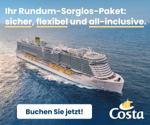 Costa Pacifica Kreuzfahrten - Essen an Bord - Schiff auf Hoher See