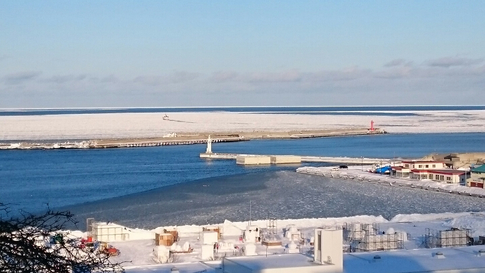 網走に流氷がやって来ました！