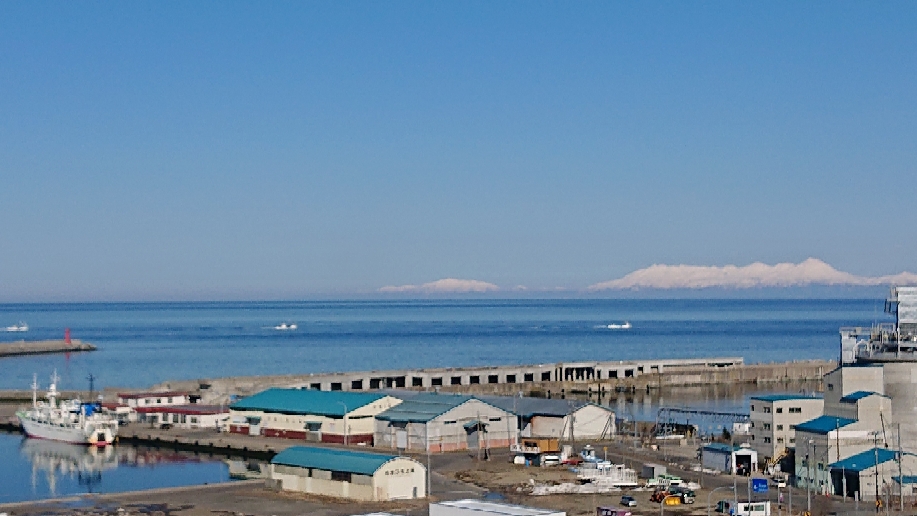 流氷が去ったオホーツク海で漁が始まりました(４月)