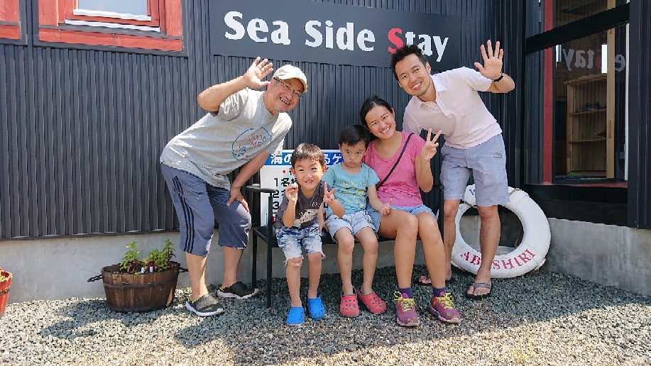 シンガポールからのゲストさん一家と(7/28)