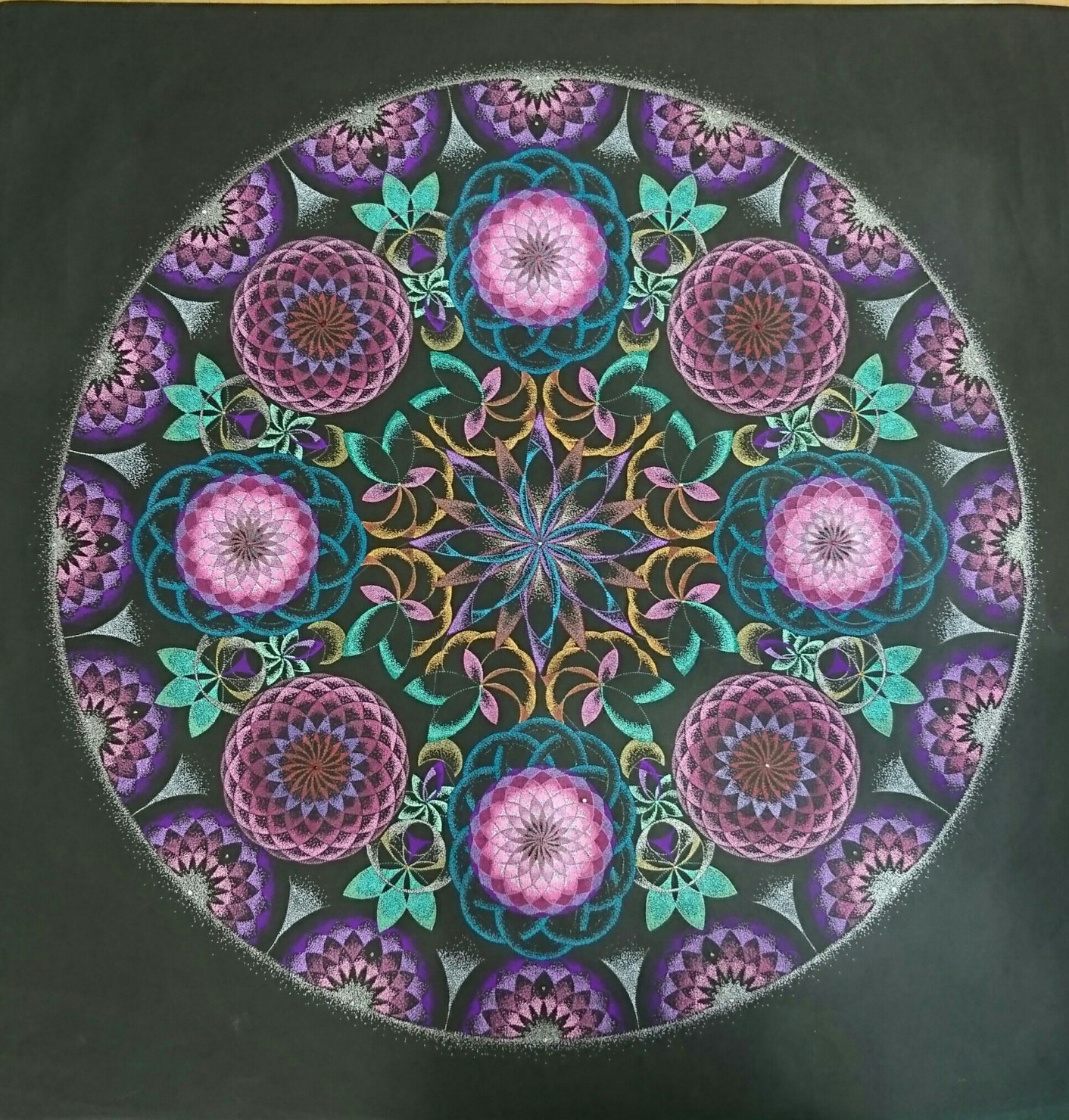 点描曼荼羅 龍 原画