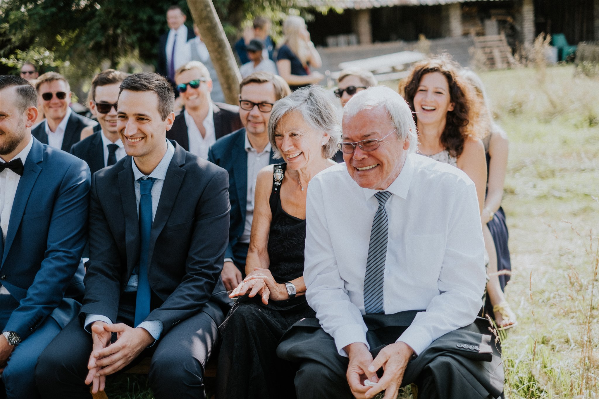 ...sondern auch die Gäste zum Lachen (Foto: Kevin Biberbach)