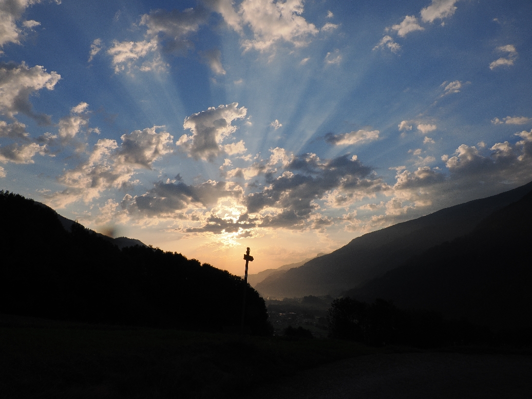 Sonnenaufgang in Rabius 