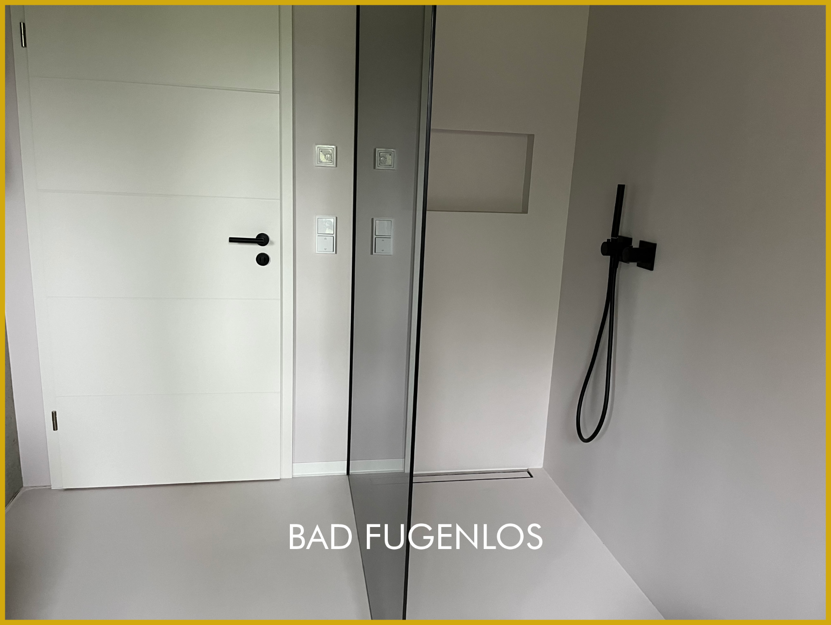 Bad fugenlos Polyurethan