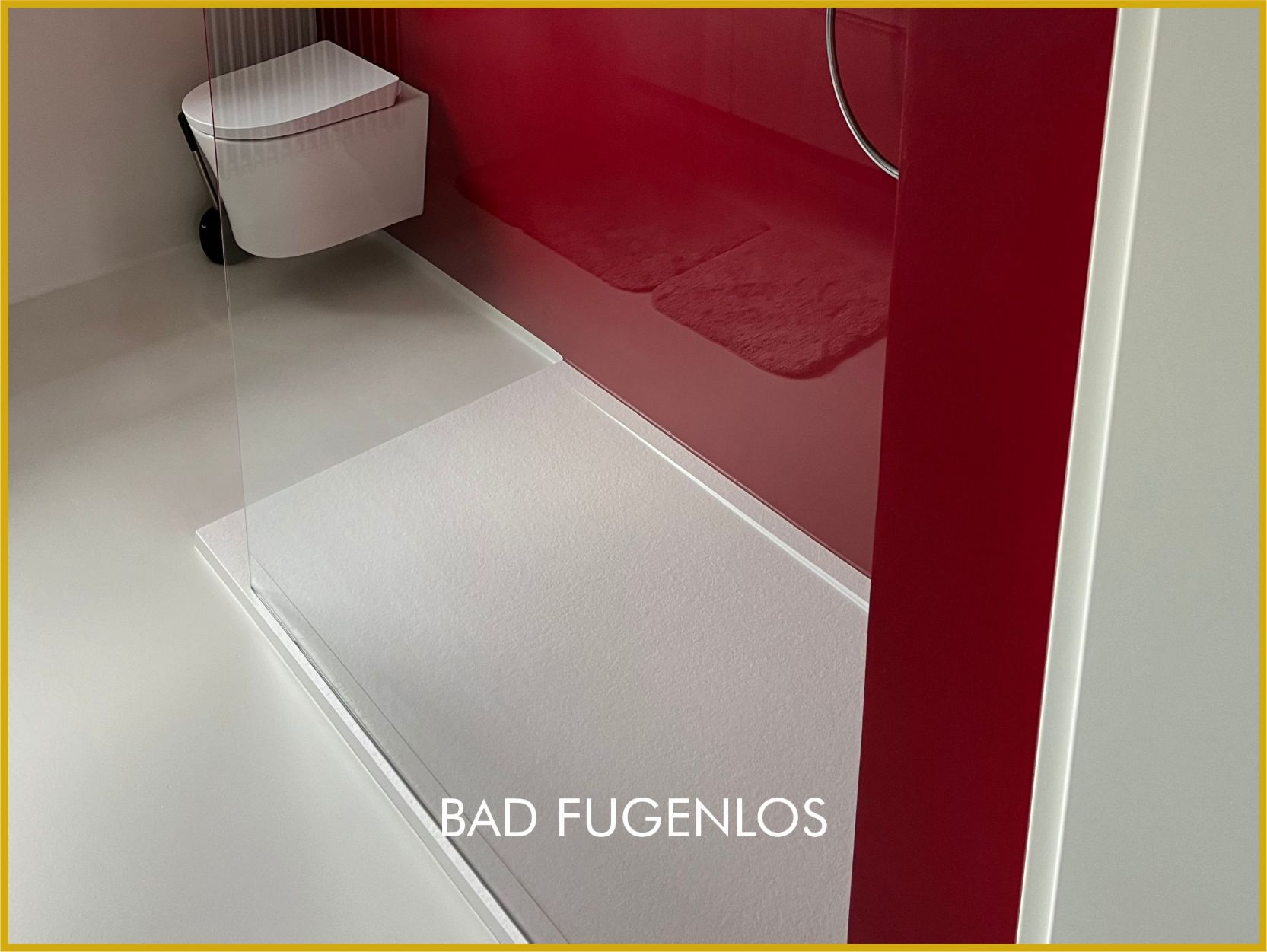 Bad fugenlos Polyurethan Ergebnis