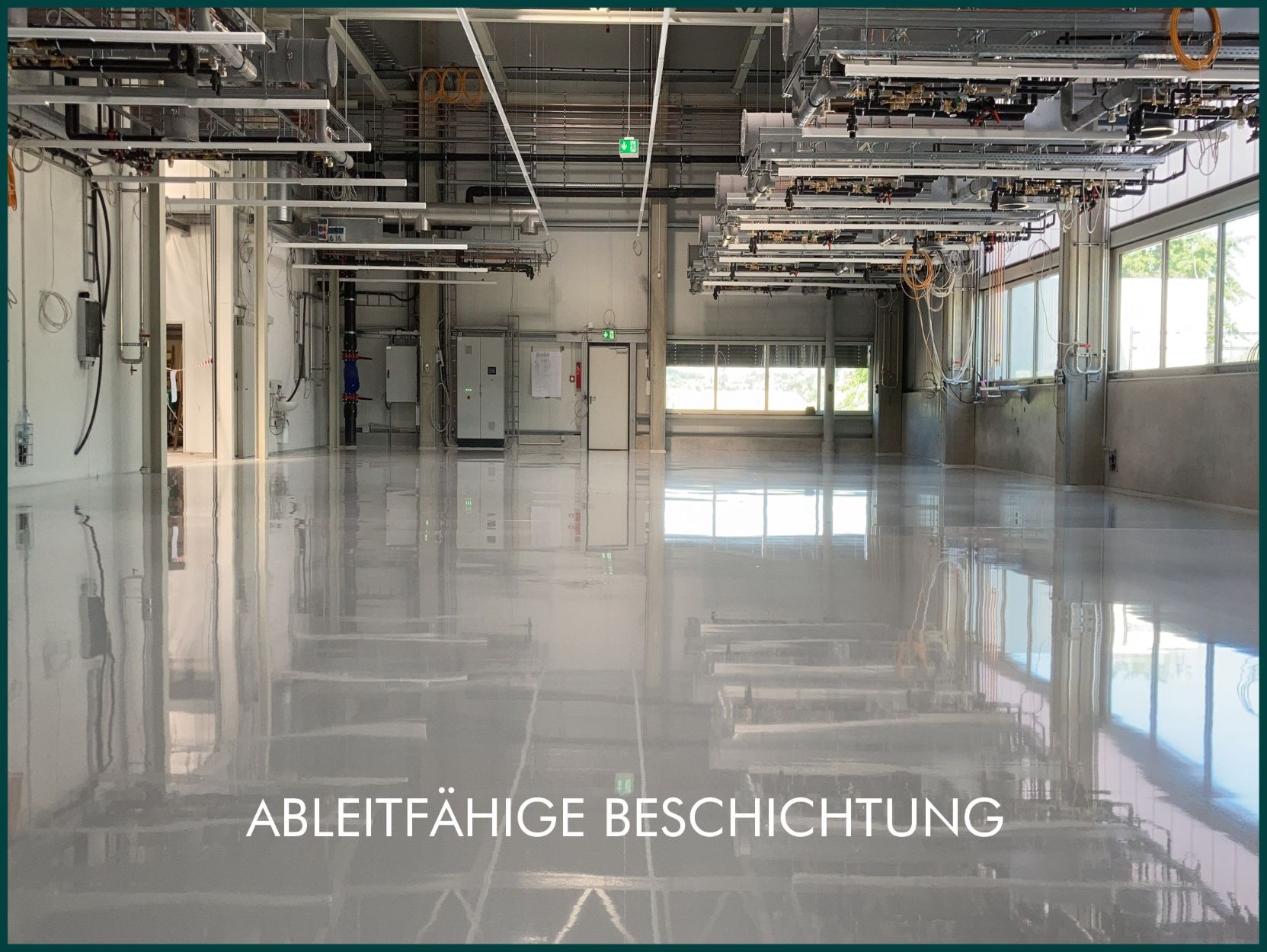 1600 qm ESD Beschichtung