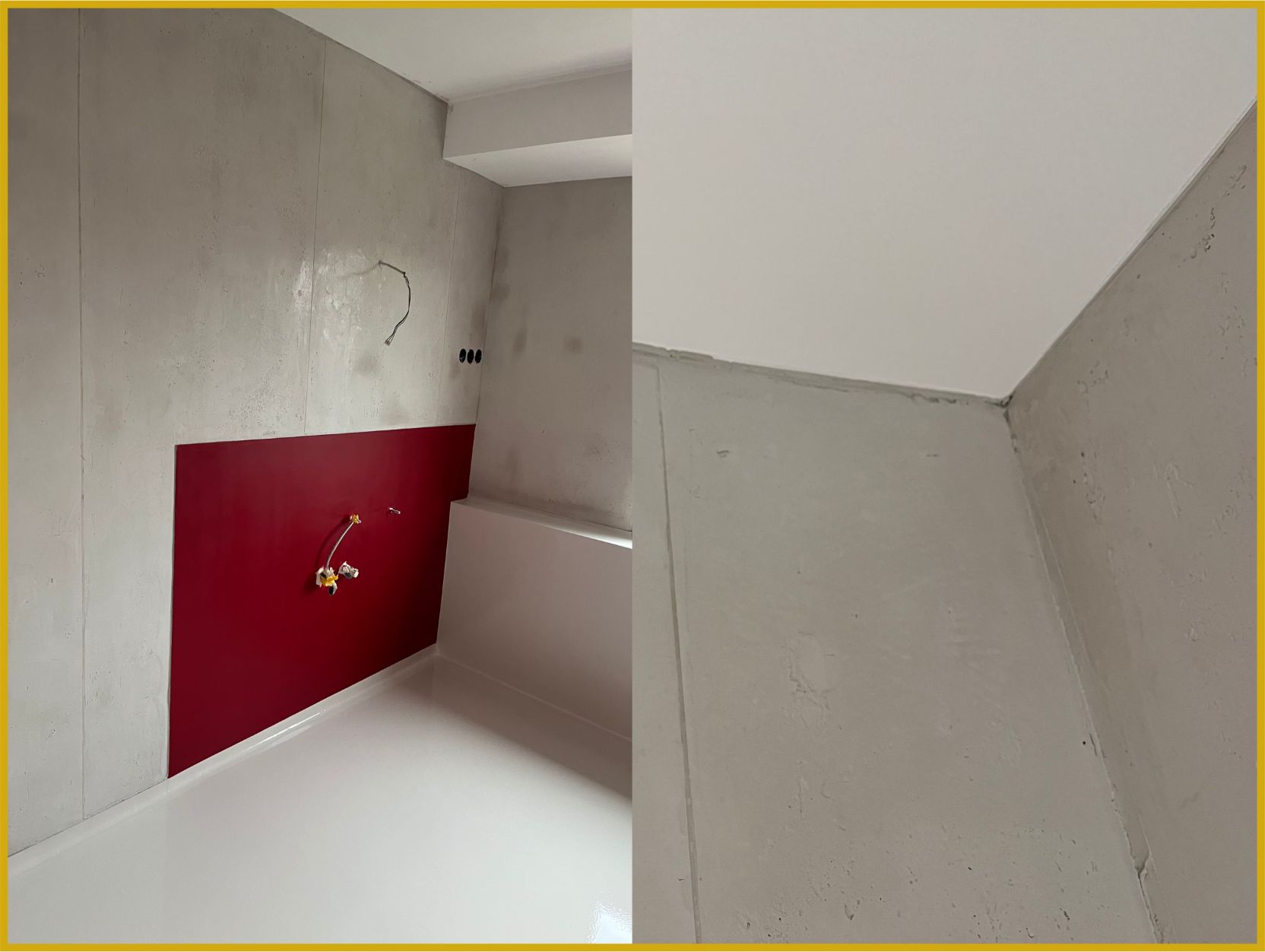 Kalkspachtel Wand