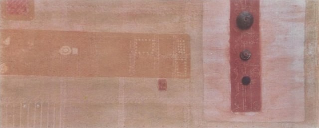 Título: TIANGUIS / técnica: MIXTA SOBRE MADERA / dimensiones: 35 cm. X 82 cm.