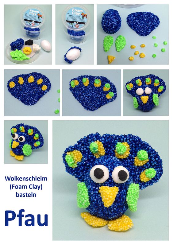 Basteln mit Foam Clay SpielwarenKröll in Gänserndorf