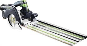 Handkreissäge und Führungsschiene HK 55 EBQ-Plus von Festool