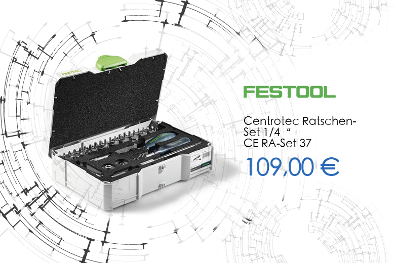 Centrotec Ratschen-Set 1/4" CE- RA-Set 37
