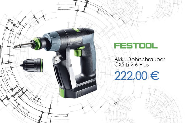 Akku-Schrauber CXS von Festool