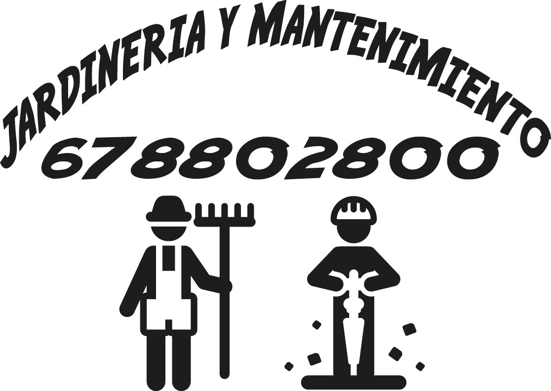 3 different font type logo's for the gardener in Maspalomas