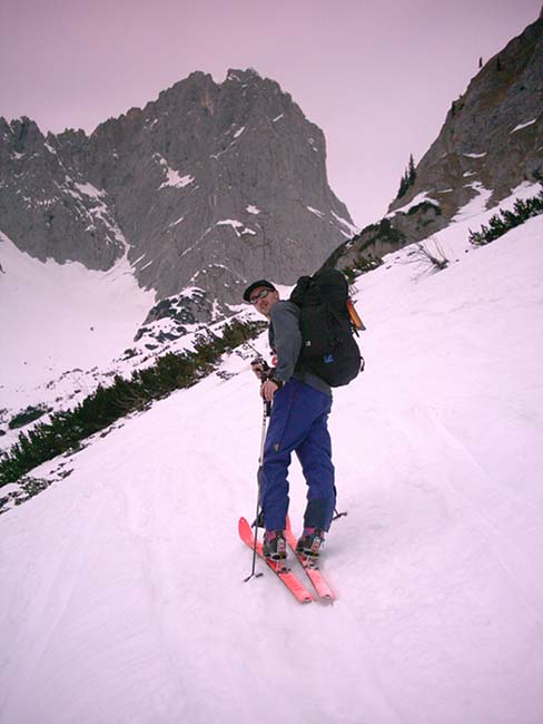 Wilder Kaiser_Steinerne Rinne Aufstieg_2002